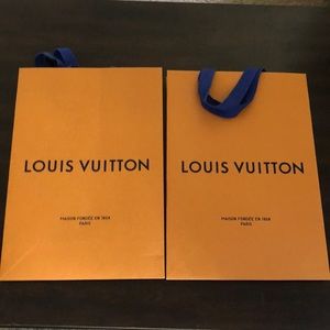 Louis Vuitton shopping bags
